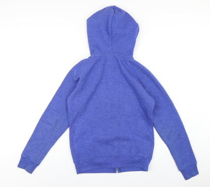 Womens UK Size 10 Jack Wills Blue Full Zip Hoodie
