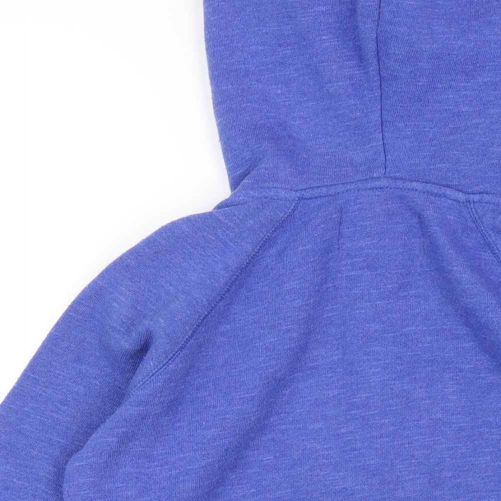 Womens UK Size 10 Jack Wills Blue Full Zip Hoodie