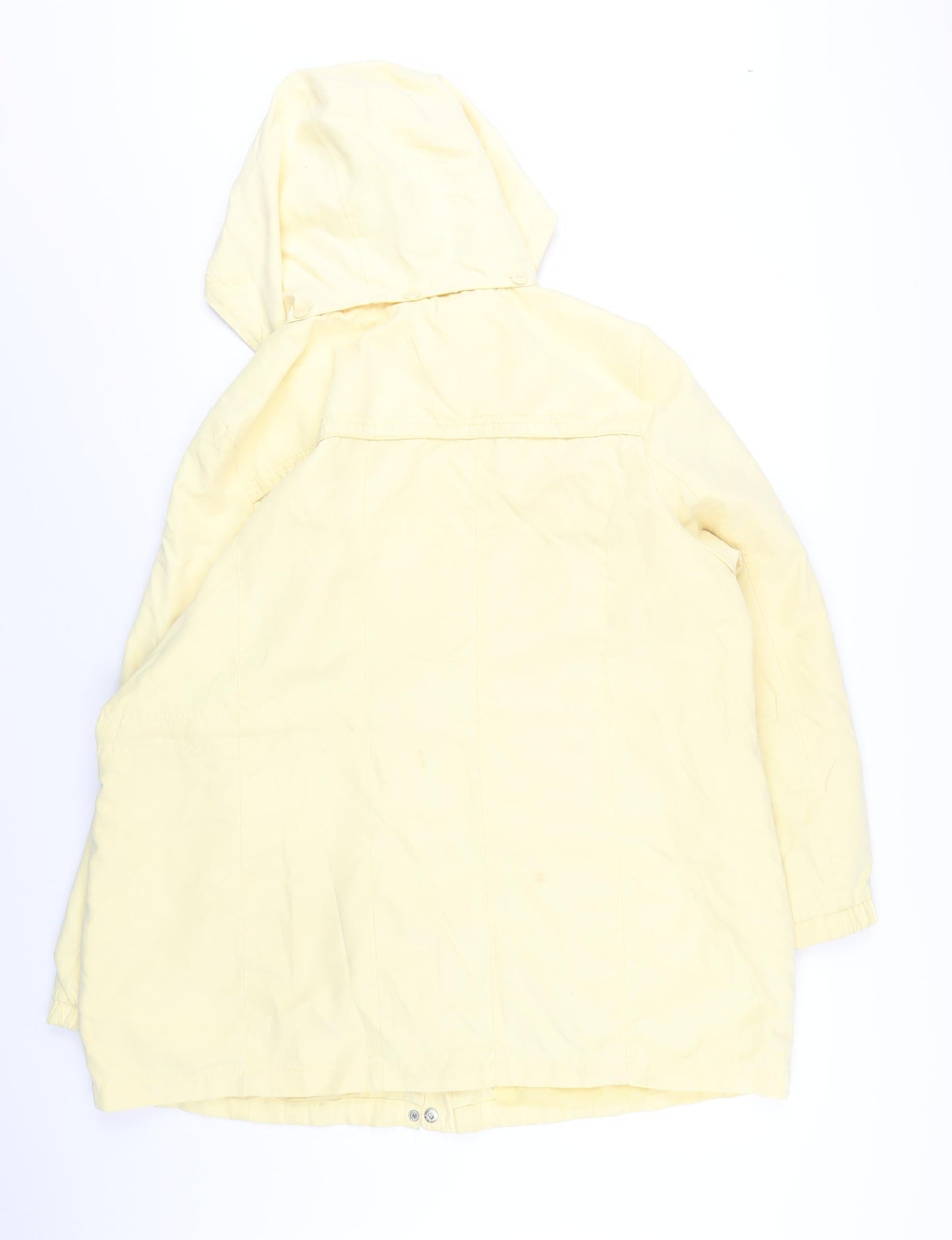 Womens UK Size L Bonmarché Yellow Rain Coat