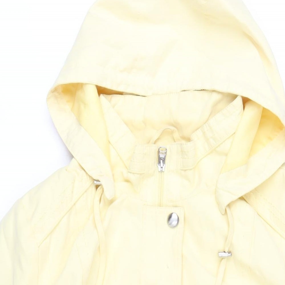 Womens UK Size L Bonmarché Yellow Rain Coat