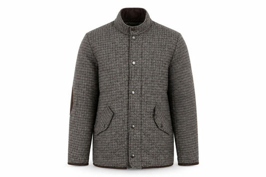 Mens UK Size S Sterling Brown Quilted Coat