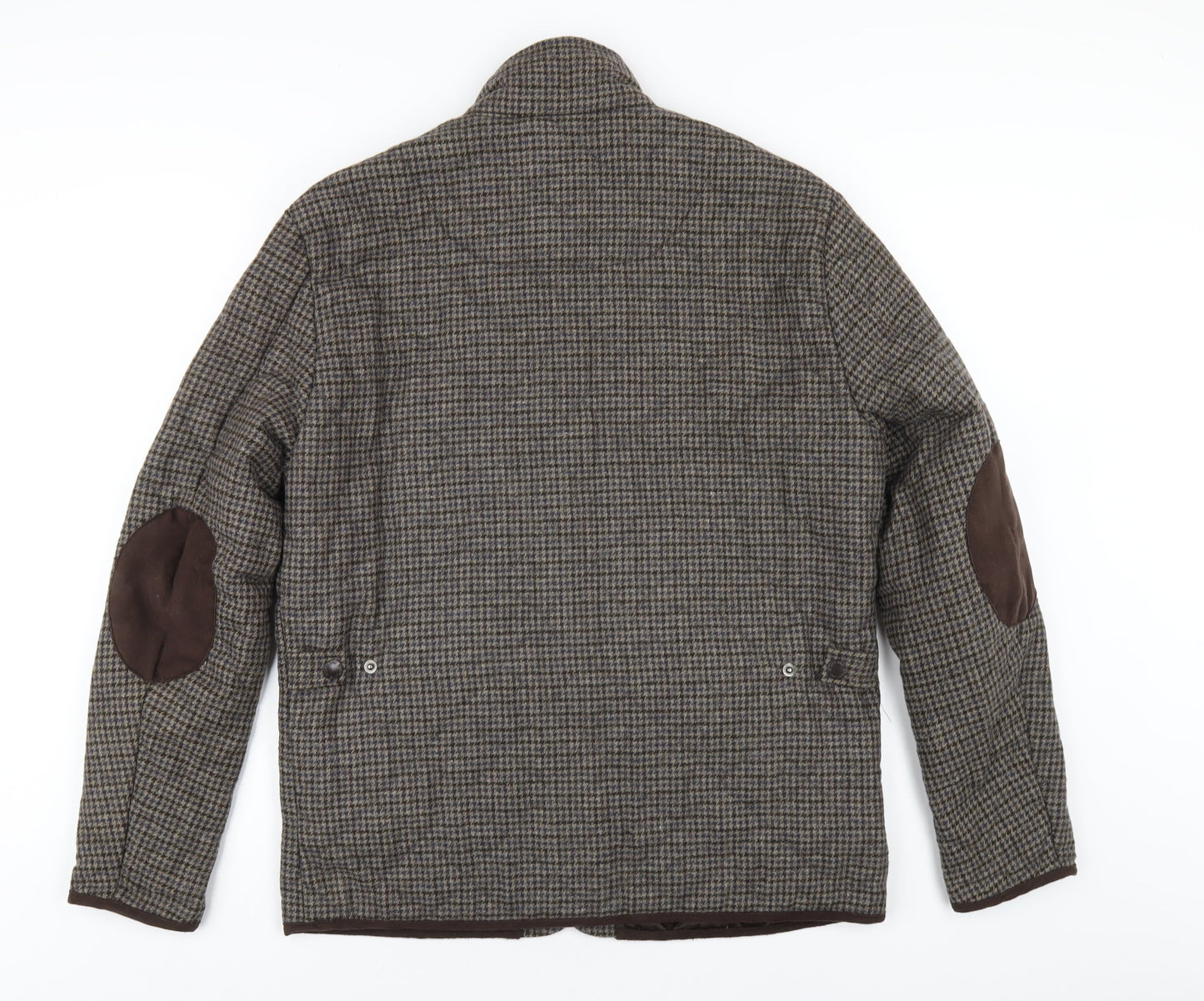 Mens UK Size S Sterling Brown Quilted Coat