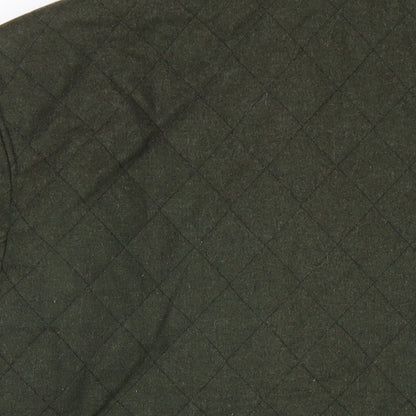 Mens UK Size XL Rowlands Green Quilted Coat