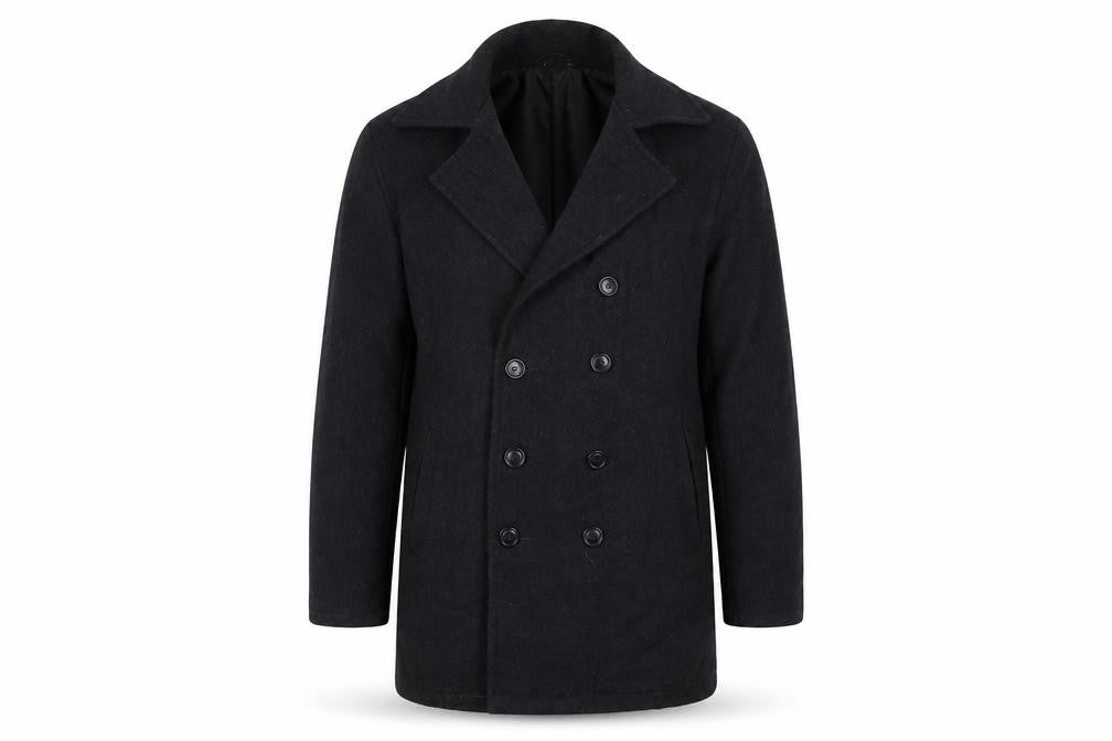 Mens UK Size S Ben Smith Grey Overcoat