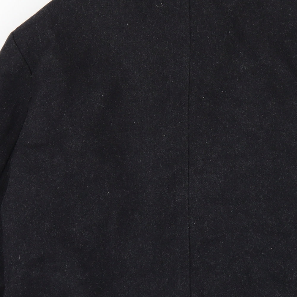 Mens UK Size S Ben Smith Grey Overcoat