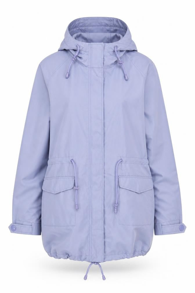 Womens UK Size 14 Maine Blue Rain Coat