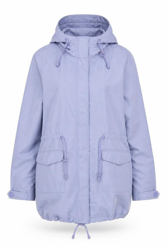 Womens UK Size 14 Maine Blue Rain Coat