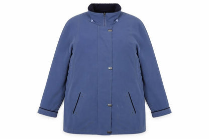 Womens UK Size 16 EWM Blue Rain Coat