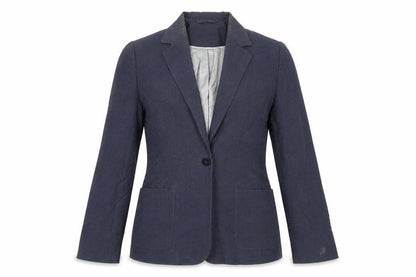 Next Level Womens Blue Polyester Jacket Blazer Size 8