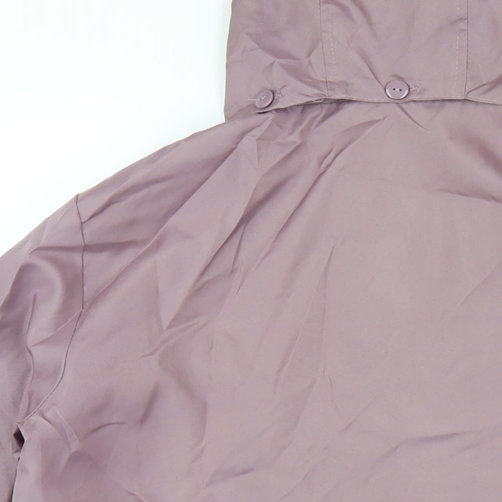 Womens UK Size 14 Anne De Lancay Purple Rain Coat