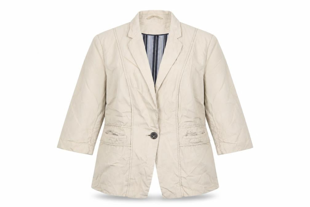 Womens UK Size 16 Autograph Regular Beige Blazer