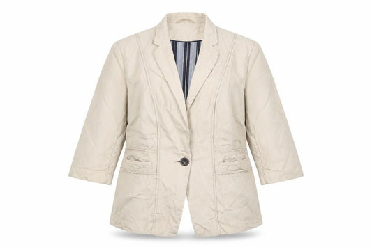 Womens UK Size 16 Autograph Regular Beige Blazer