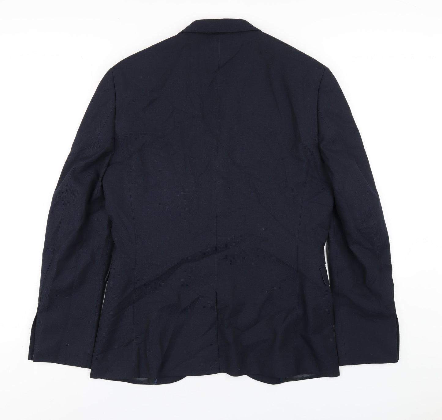 Mens UK Size 40 Topman Regular Blue Suit Jacket