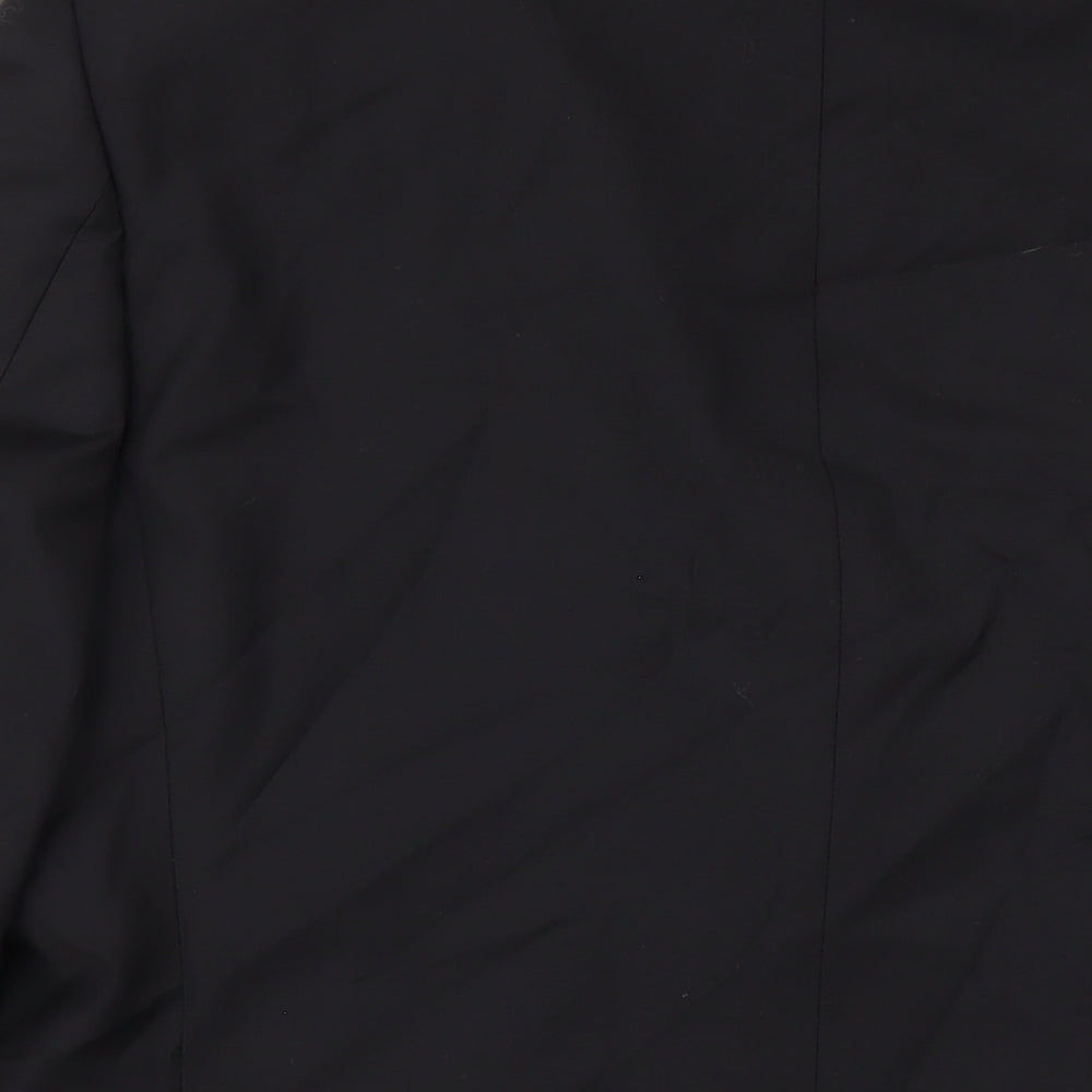 Autograph Mens Black Wool Jacket Blazer Size 42 Regular