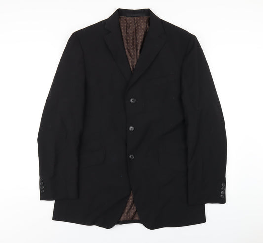 Mens UK Size 40 Marks and Spencer Regular Black Suit Jacket