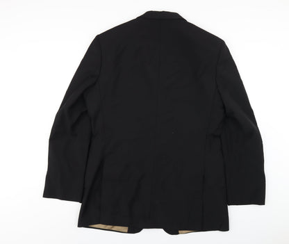Mens UK Size 40 Marks and Spencer Regular Black Suit Jacket