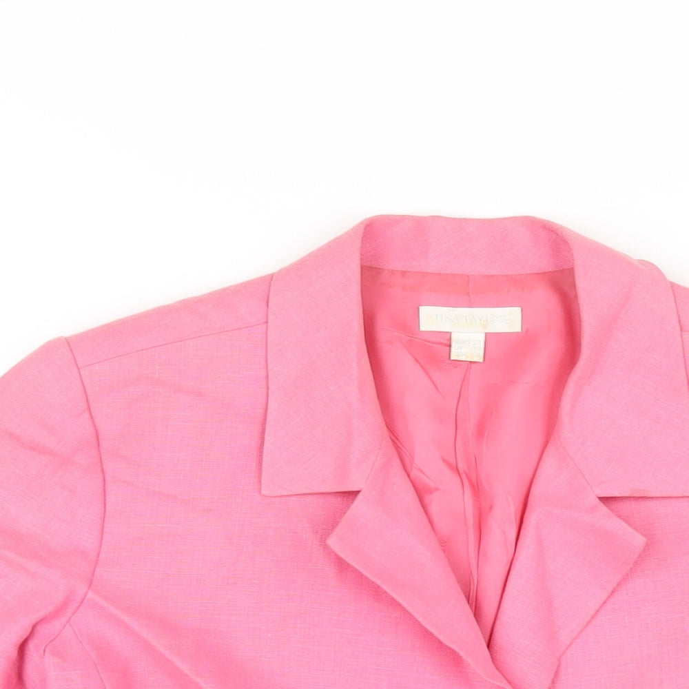 Womens UK Size 12 Tina Taylor Pink Jacket