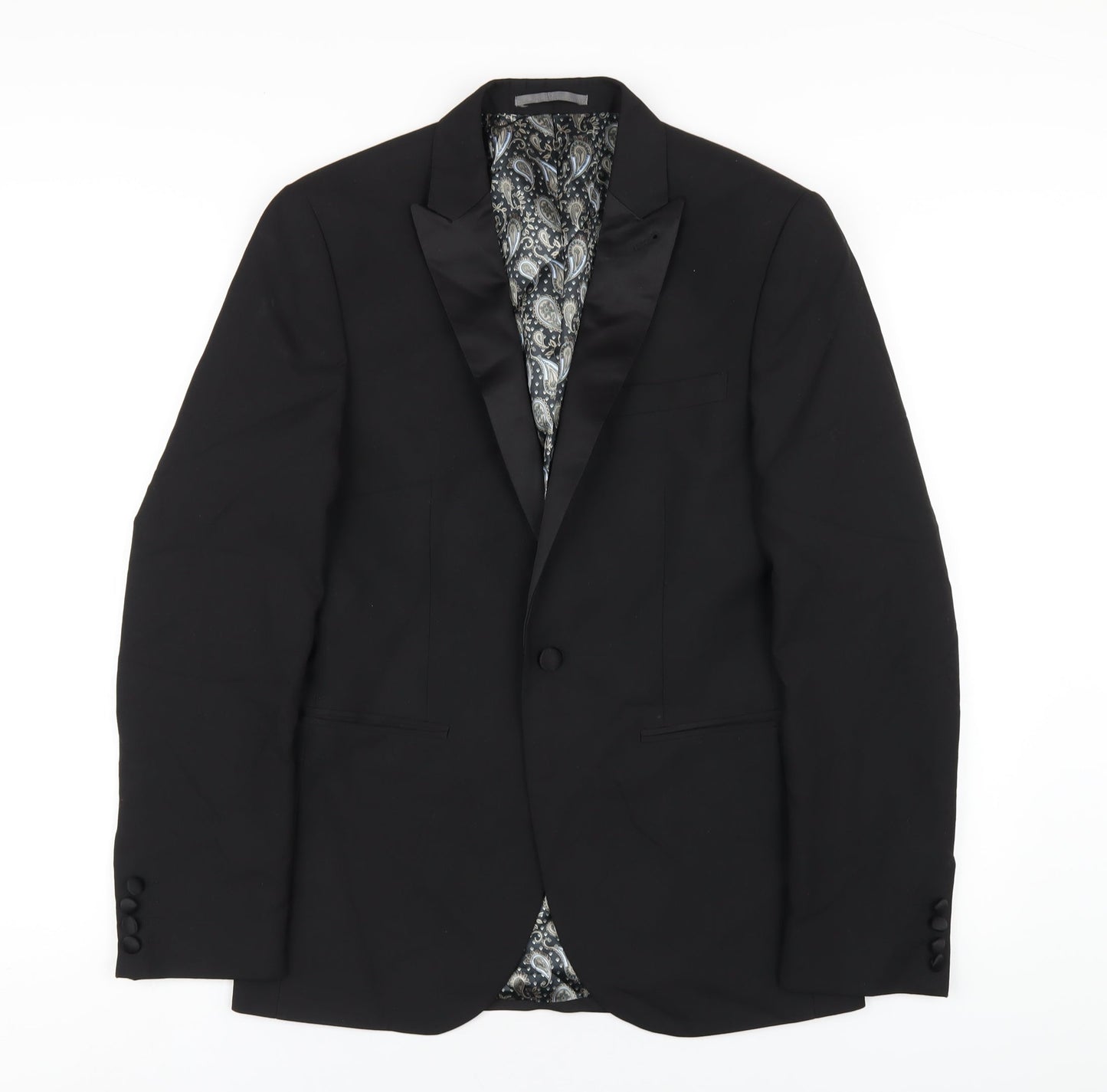 Mens UK Size 36 NEXT Regular Black Suit Jacket