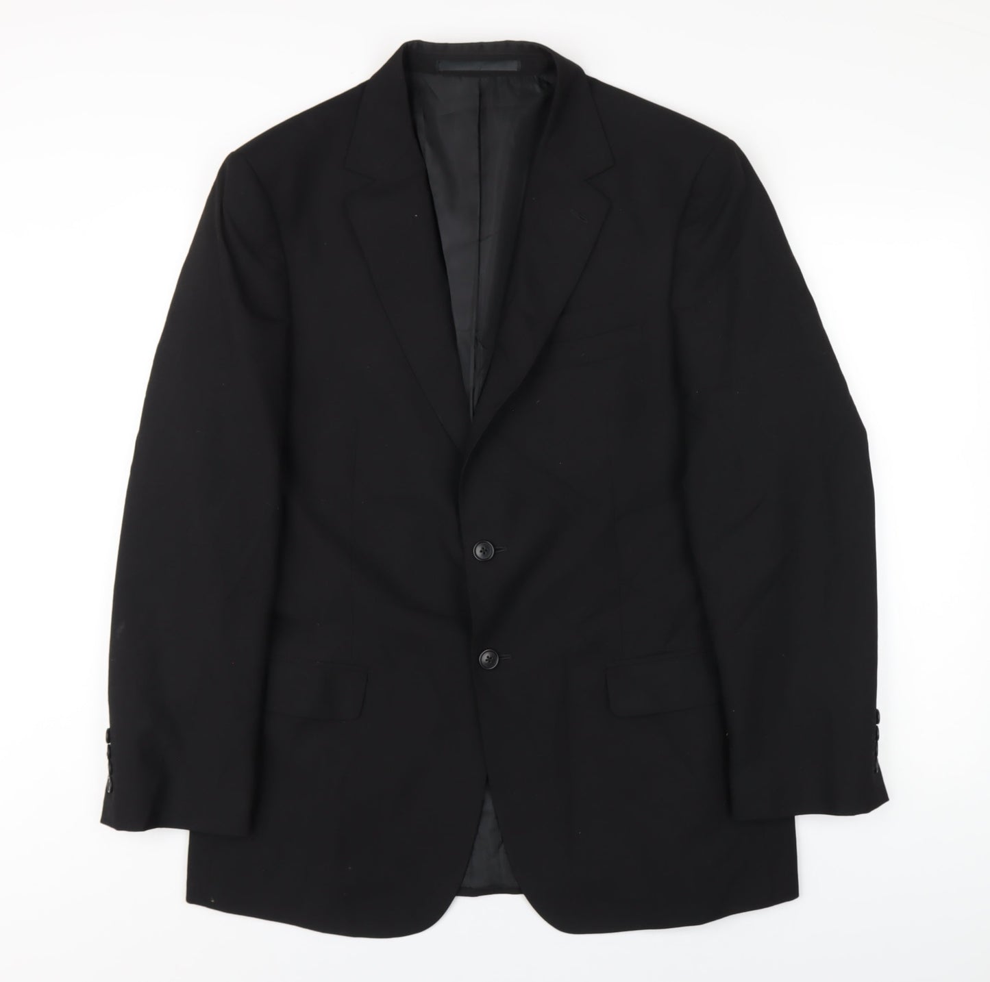 Mens UK Size 42 Marks and Spencer Regular Black Suit Jacket