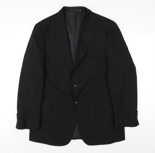 Mens UK Size 42 Marks and Spencer Regular Black Suit Jacket