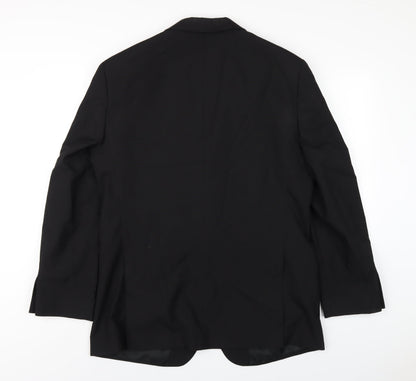 Mens UK Size 42 Marks and Spencer Regular Black Suit Jacket