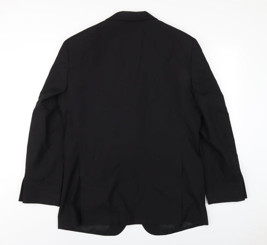 Mens UK Size 42 Marks and Spencer Regular Black Suit Jacket