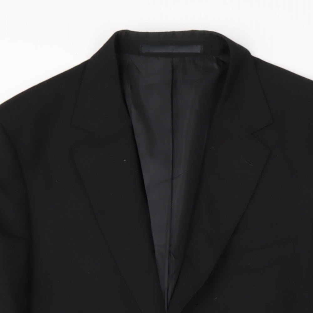 Mens UK Size 42 Marks and Spencer Regular Black Suit Jacket