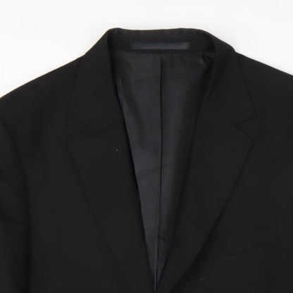 Mens UK Size 42 Marks and Spencer Regular Black Suit Jacket