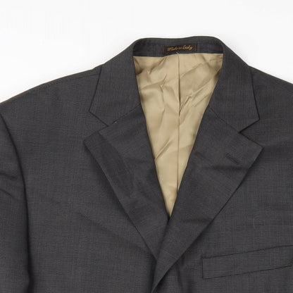 Mens UK Size 42 Marks and Spencer Regular Grey Suit Jacket