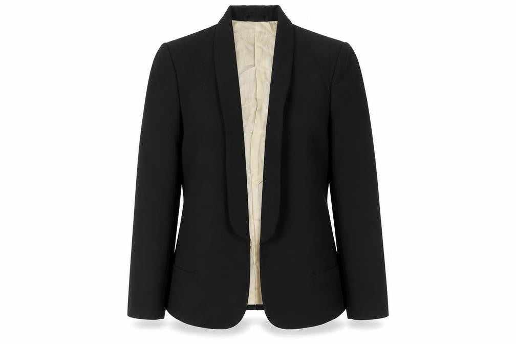 Womens UK Size S Mango Regular Black Blazer