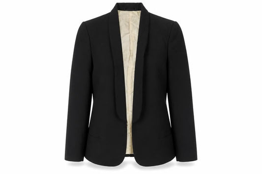 Womens UK Size S Mango Regular Black Blazer