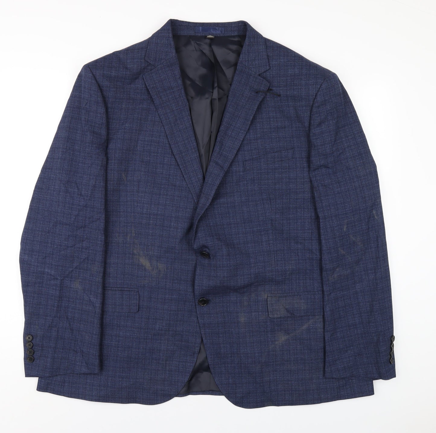 Mens UK Size 48 Marks and Spencer Regular Blue Suit Jacket