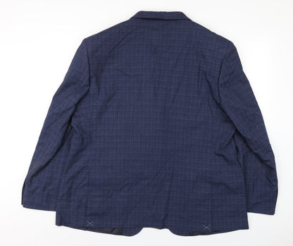 Mens UK Size 48 Marks and Spencer Regular Blue Suit Jacket