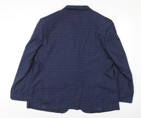 Mens UK Size 48 Marks and Spencer Regular Blue Suit Jacket