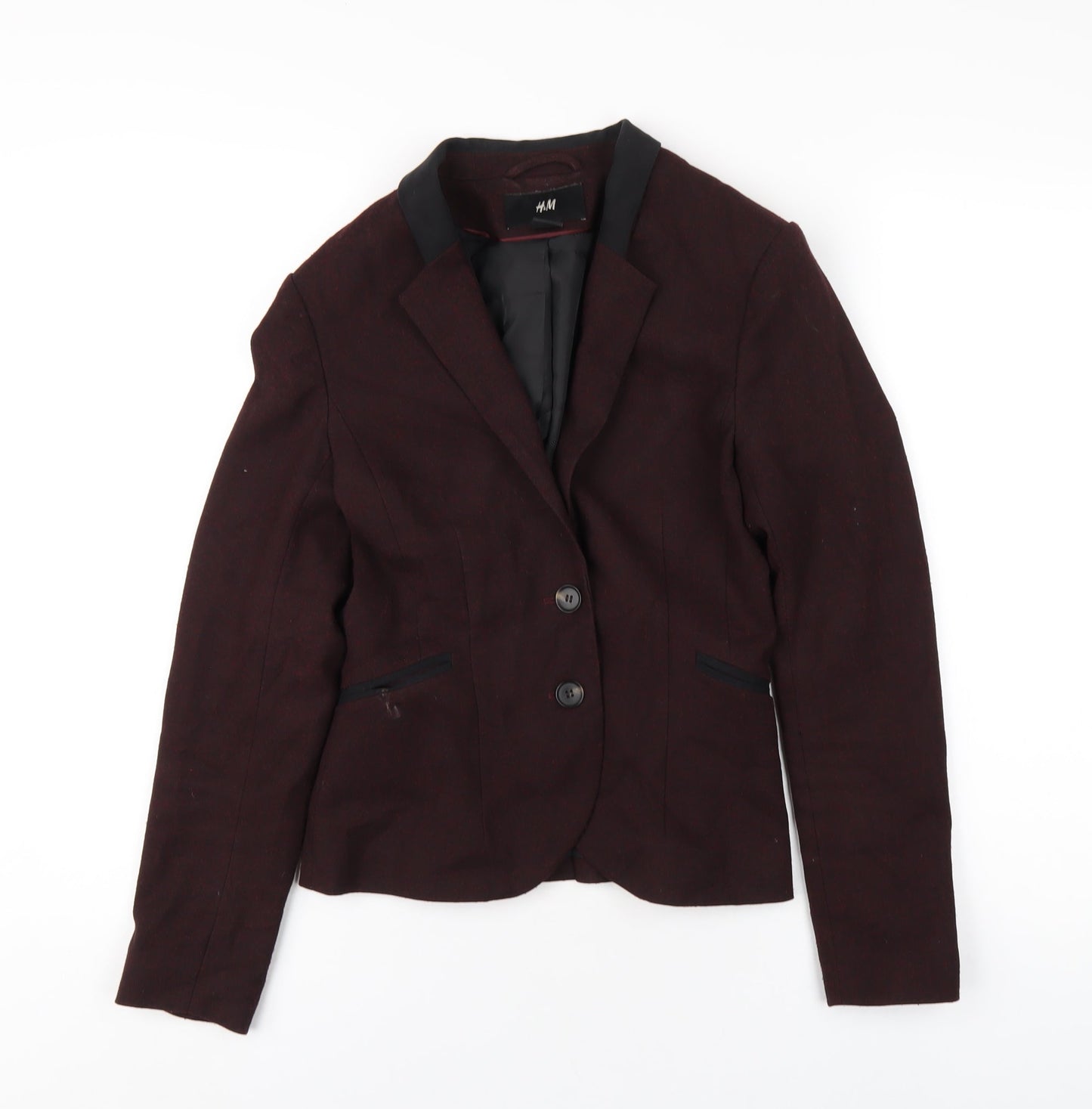 Womens UK Size 4 H&M Red Jacket
