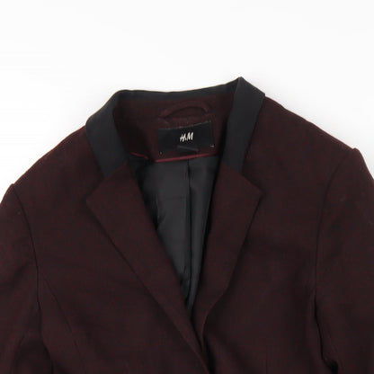 Womens UK Size 4 H&M Red Jacket