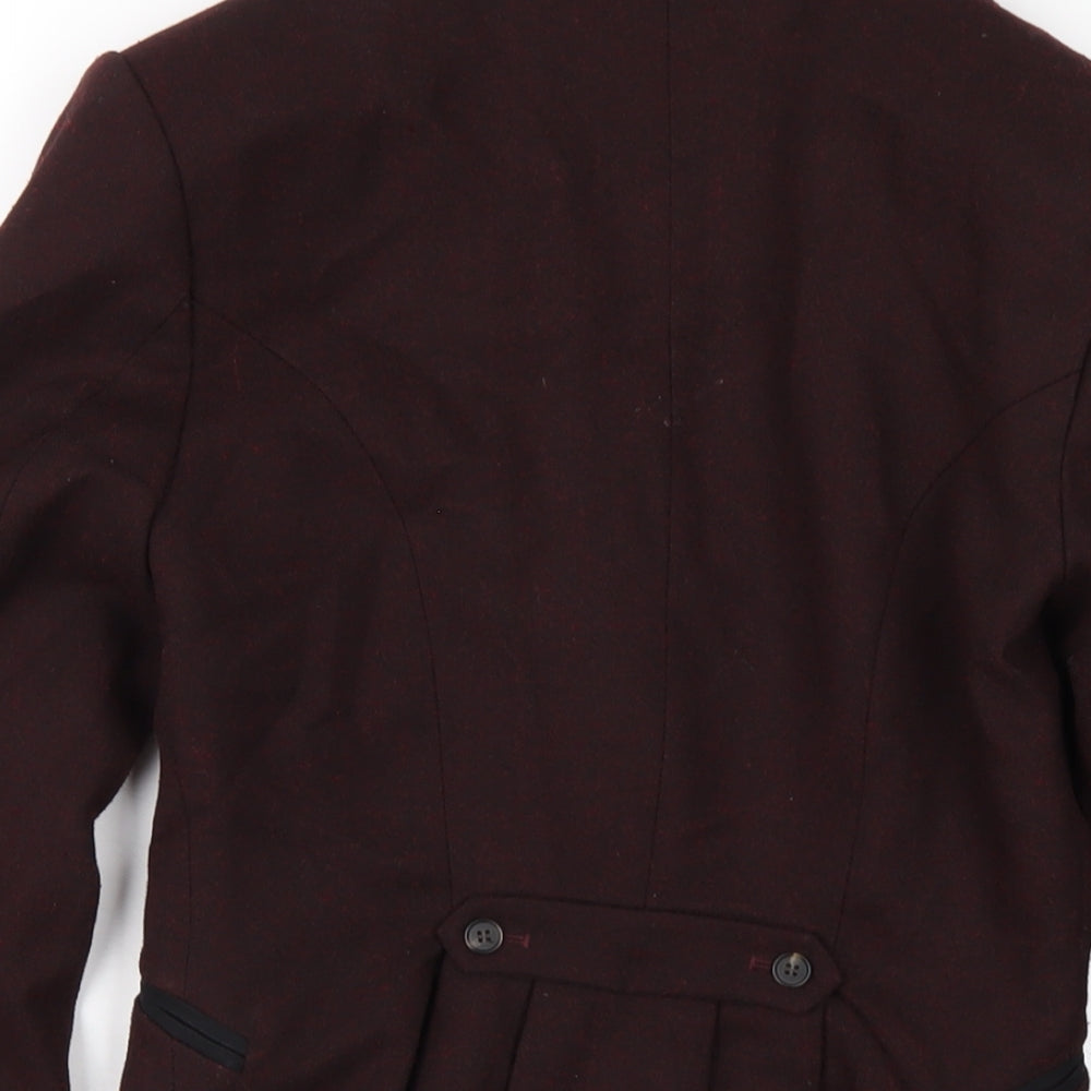Womens UK Size 4 H&M Red Jacket