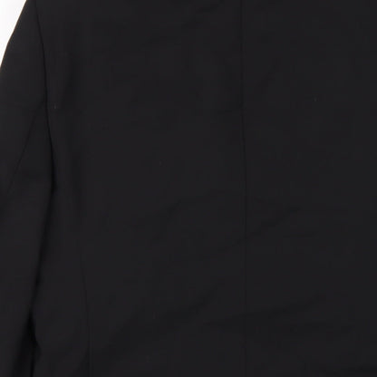 Mens UK Size 38 Zara Regular Black Suit Jacket