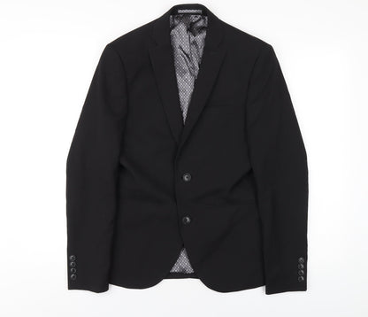 Mens UK Size 34 NEXT Regular Black Suit Jacket