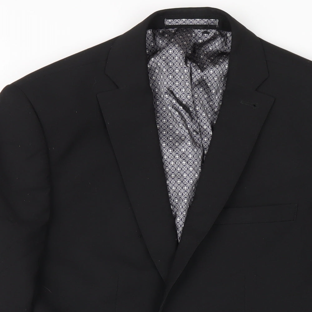 Mens UK Size 34 NEXT Regular Black Suit Jacket