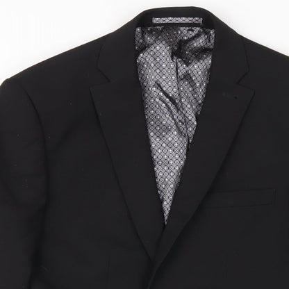 Mens UK Size 34 NEXT Regular Black Suit Jacket