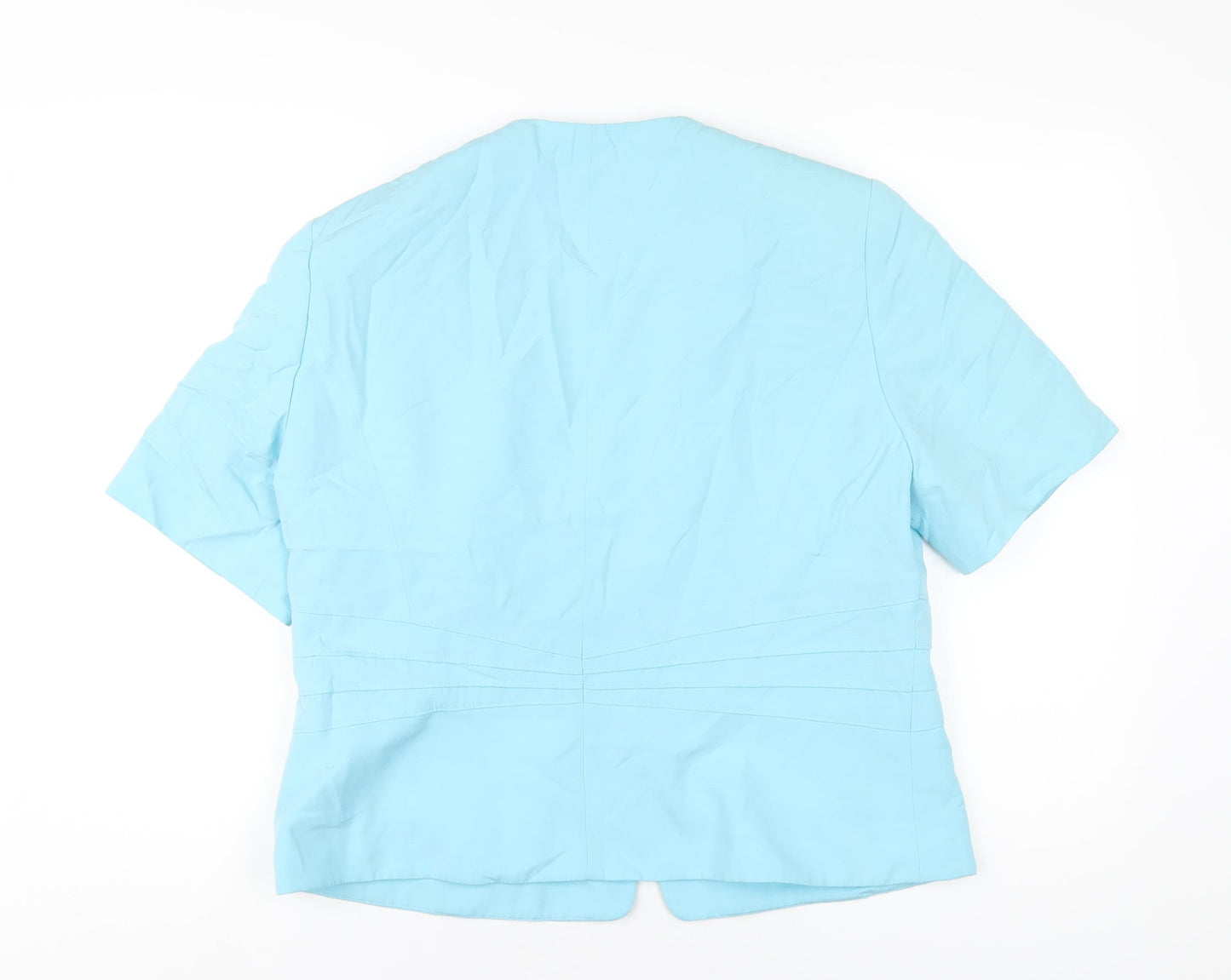 Country Casuals Womens Blue Jacket Size 16 Button