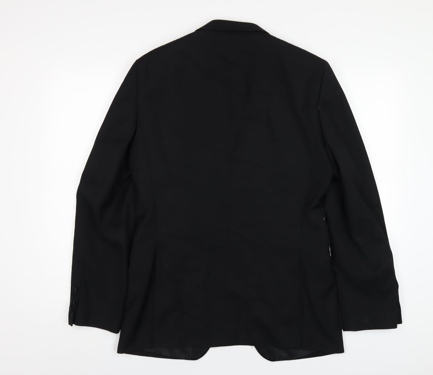 Mens UK Size 38 OneSix5ive Regular Black Suit Jacket