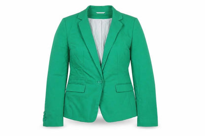 Womens UK Size 10 Marks and Spencer Regular Green Blazer
