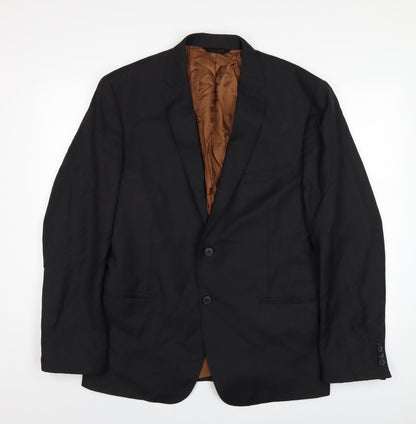 jJosepg Mens Grey Wool Jacket Blazer Size 44 Regular