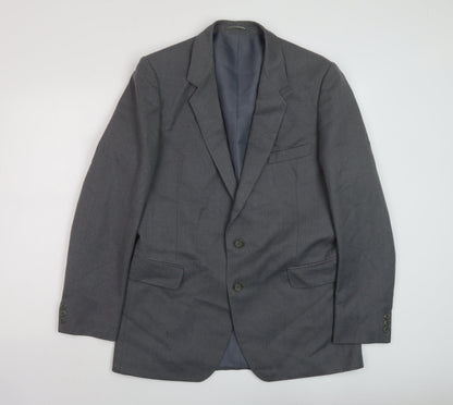 Mens UK Size 40 John Collier Regular Grey Suit Jacket