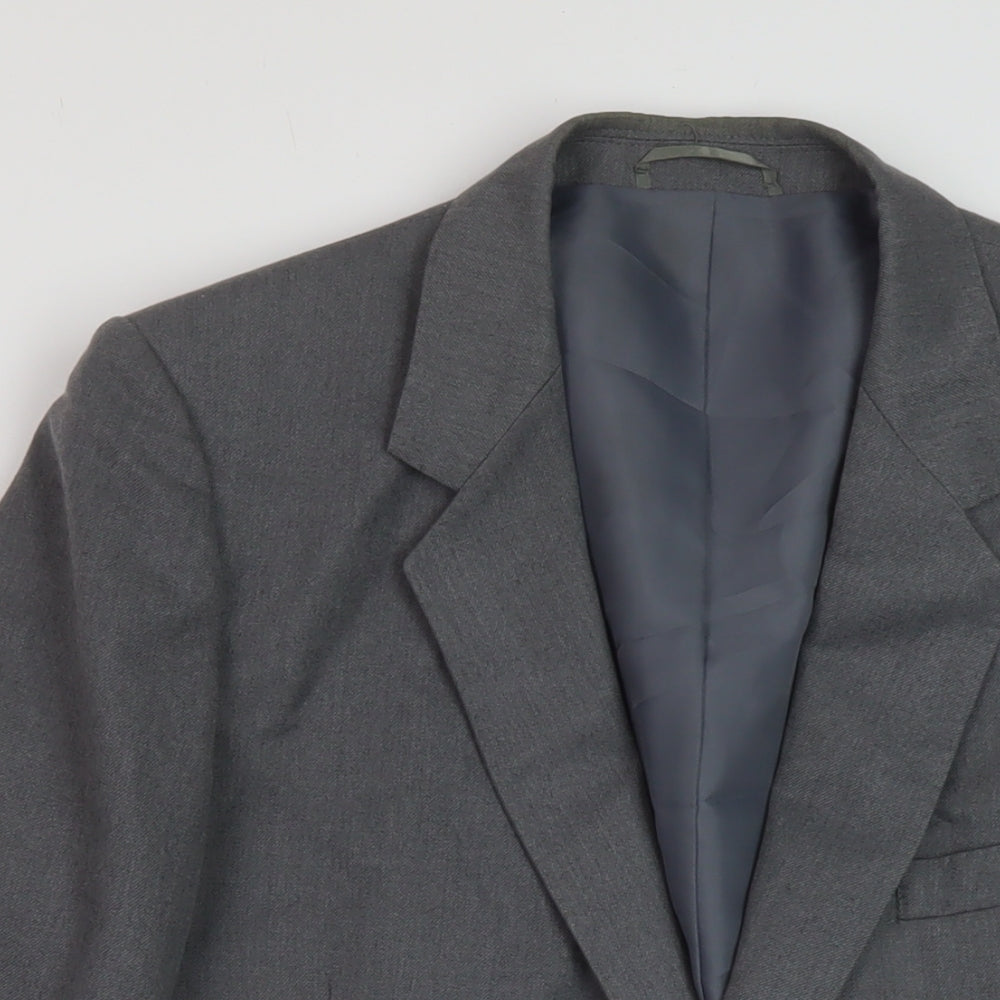 Mens UK Size 40 John Collier Regular Grey Suit Jacket