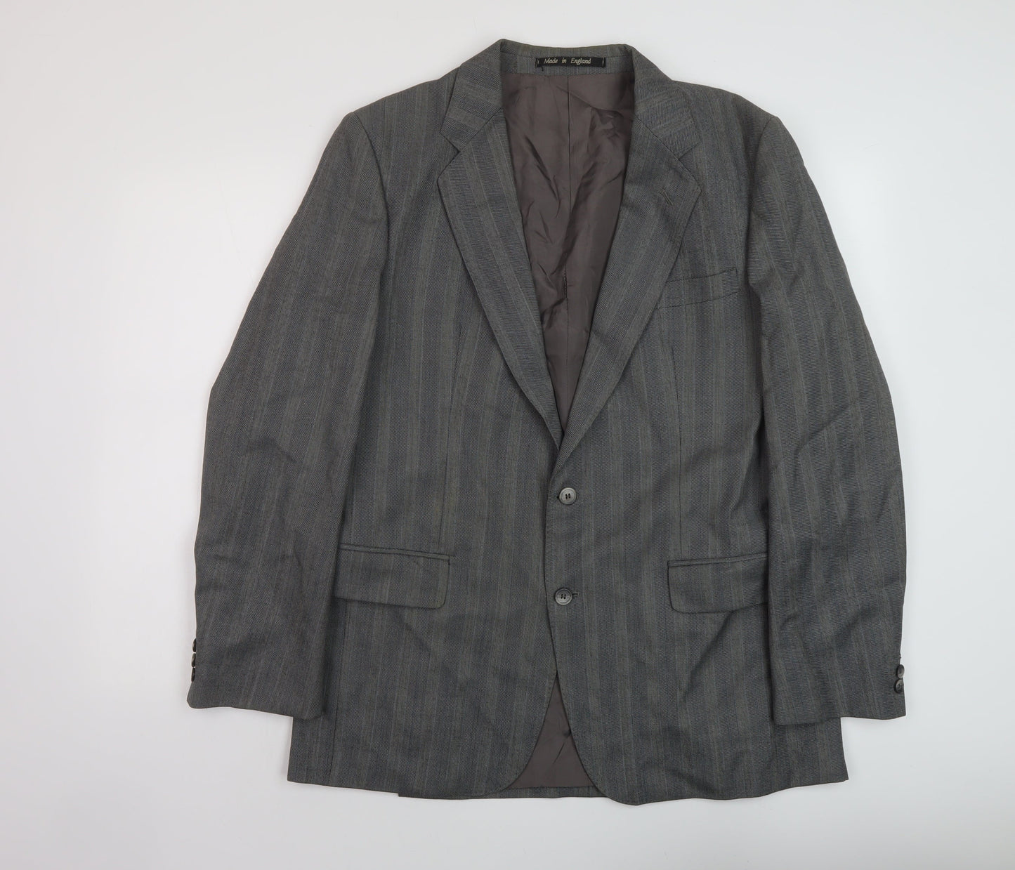 Mens UK Size 44 Eric Spencer Regular Grey Suit Jacket