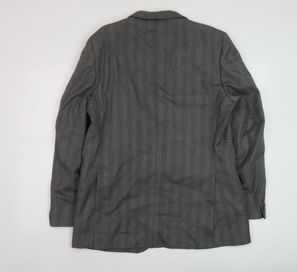 Mens UK Size 44 Eric Spencer Regular Grey Suit Jacket