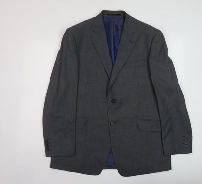 Mens UK Size 42 Marks and Regular Grey Suit Jacket